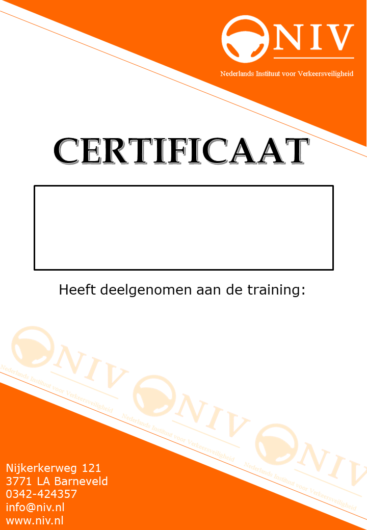 Certificaat NIV 2024
